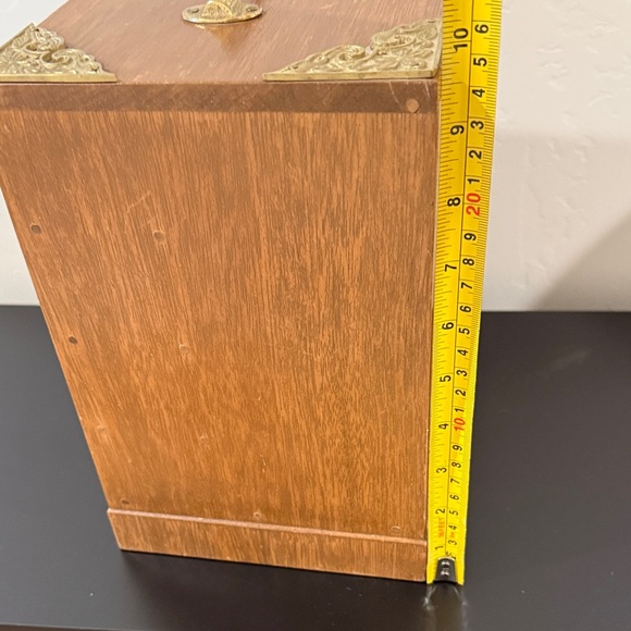 Wooden Jewelry Box with 4 Drawers with Handles - Picture 7 of 15